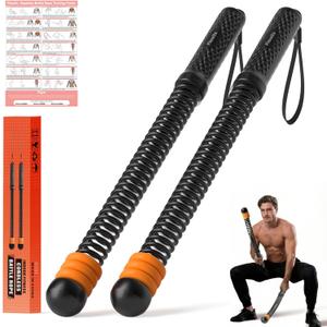 Ropeless Battle Ropes with Adjustable Weights, Portable Cordless Battle Ropes for Home Gym, HIIT & Low Impact Cardio Workouts, Compact Gym Equipment for Men & Women (Black)