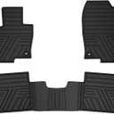 All Weather Floor Mats Custom Fit for Mazda CX-5 2017-2025 Waterproof Heavy Duty Anti-Slip Car Mats, 1st & 2nd Row Full Black