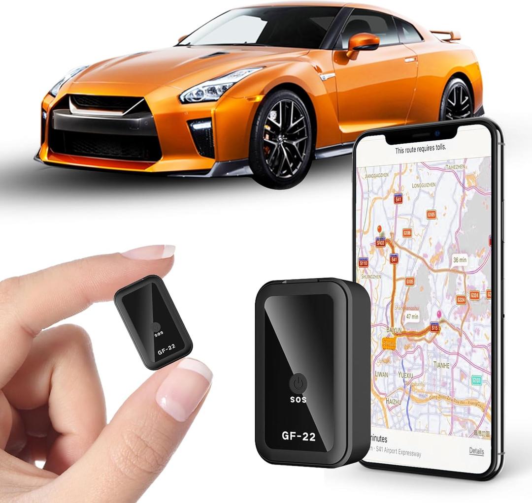 Mini GPS Tracker for Vehicles,Portable Real Time Magnetic GPS Tracking Device for Car, Full Global Coverage Location Tracker for Kids,Trucks/Person,No Subscription Required/No Monthly Fee