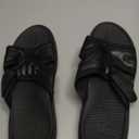 COFACE Mens Sport Recovery Sandals Plantar Fasciitis Soft Cushion Lightweight Orthotic Slides for Men (10.5, Allblack)