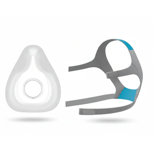 Upgraded Replacement Cushion Set for Airfit F20, Advanced Silicone F20 Full Face Mask, Optimized Sealing & Comfort, Cost-Effective CPAP Supplies, Includes Medium Cushion, Headgear & Frame (No Elbow)