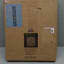 Mayfair Caswell Modern Slow Close Toilet Seat, Durable Plastic, Round, White