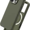 RhinoShield Case Compatible with Magsafe for iPhone 16 Pro | SolidX - Reinforced Shock-Absorbing Slim Design Protective Cover with 3.5M / 11ft Drop Protection - Seaweed Green
