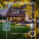 2 Pack 10 x 12" Clean Up After Your Dog Signs with Metal Stakes, Reflective Aluminum Please Pick Up After Your Dog Sign for Yard, No Pooping Dogs Signage, Rust Free UV Protection Weatherproof