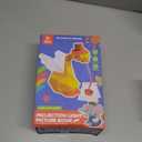 MFEESYOB Drawing Projector for Kids, Tracing and Drawing Projector for Kids with Cute Swan Look, Smart Art Sketcher Projector with 96 Stencils, Toddler Toys for Girls Boys 3+, Pink