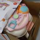 QDRAGON 3 in 1 Baby Walker and Activity Center for Girl, Learning to Walk, Sit to Stand, Early Educational Push Toys with Music Panel for Infant Toddler 12+ Months Pink