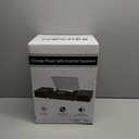 Vinyl Record Player with Speakers, Bluetooth Portable Turntable for Vinyl Records, Phonograph LP Player with 3 Speed USB RCA in Vintage Brown