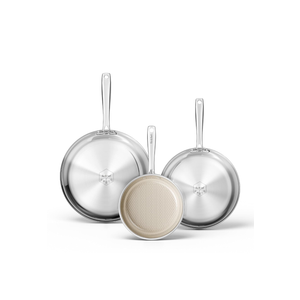 Redchef Non Stick Frying Pans (3) Hybrid Ceramic Frying Pan, Nonstick Skillet with Stay-Cool Handle, Non Toxic, PFAS PFOA & PTFE Free, Dishwasher & Oven Safe, Compatible with All Cooktops Redchef Non Stick Frying Pans (3) Hybrid Ceramic Frying Pan, Nonstick Skillet with Stay-Cool Handle, Non Toxic, PFAS PFOA & PTFE Free, Dishwasher & Oven Safe, Compatible with All Cooktops