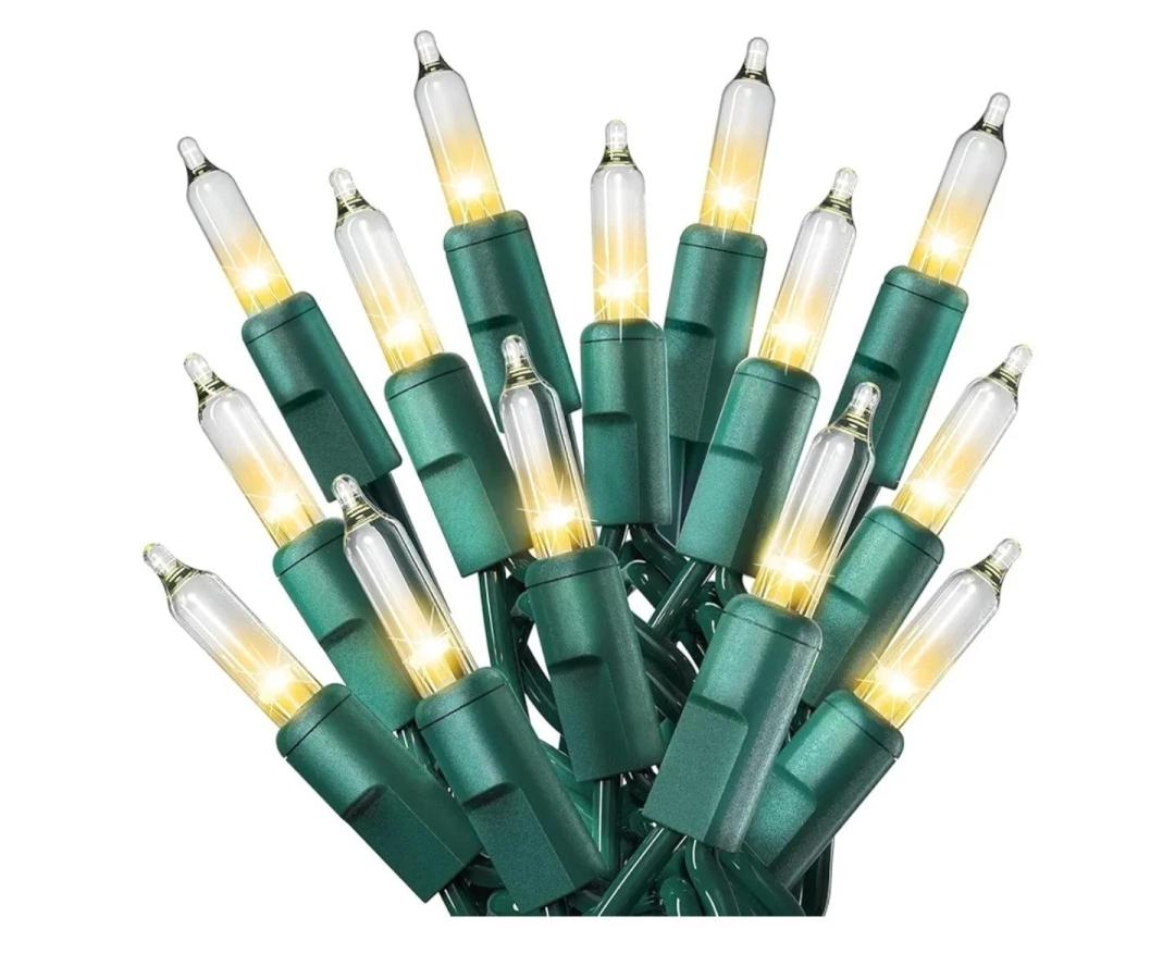 PREXTEX 100 Count Clear Easter Lights - 20 ft Ultra Bright String Lights B35