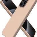 for iPhone 15 Pro Case 6.1" | 2X MIL-STD Drop Protection | Compatible with MagSafe | Sleek Aesthetic Liquid Silicone Phone Cover - Latte