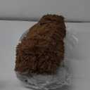 Bedfolks Waterproof Crate Pad, Plush Faux Fur Kennel Bed for Extra Large Dogs, Removable Cover, Fluffy Washable 41"x27", Solid Brown