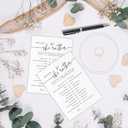 7 x TPYEN Would She Rather Game Cards for Bridal Shower - 30 Minimalist Wedding & Engagement Party Games, Modern Bridal Shower Party Favor & Decorations - A04