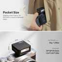 Godox iM20 Camera Flash, 470 mAh Battery, 5 Power Levels, 3s Recycle Times, 440 Full Power Flashes, Mini Flash Compatible with Fuji/Canon/Sony/Nikon//Panasonic/Olympus