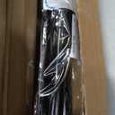 WEIXINHAI Black Spring Tension Curtain Rods 3076 Inch,Adjustable Expandable Spring Loaded Curtain Rods No Drilling Suitable for Doors, Windows, Closet