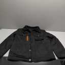 FANARCHER Mens Casual Winter Jackets Faux Suede Leather Sherpa Jackets Warm Fleece Lined Turn-Down Coat with 5 Pockets (Medium, Black)