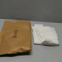 BETRIC Small Coffee Farmhouse Table Runner for Fall, Thanksgiving, Christmas, and Winter - Athena - 100% Pure Linen - 14 x 36 Inches - Ivory