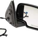 Dorman 955-1275 Passenger Side Power Door Mirror - Heated / Folding Compatible with Select Chevrolet / GMC Models, Black