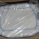 Two's Company French Blue Bamboo Touch Platter, 20-Inch, Melamine