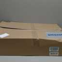 WOPITUES Wood Floating Shelves Set of 6, 24 inch Long Floating Shelves for Wall Decor, Farmhouse Shelf for Bedroom, Bathroom Storage Shelves, Book Shelves for Living Room - Black