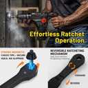 3 Models 2-in-1 Drill Chuck Ratchet Wrench, Drill Press Chuck Key - Universal Replacement Tool for Electric Drills & Power Tools with Extended Arm for Added Torque (All Size)