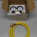 Nitrogen Regulator with 0-800 PSI Delivery Pressure, 60" Hose CGA580 Inlet Connection and 1/4'' Male Flare Outlet Connection