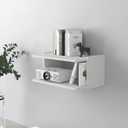 Projector Shelf for Wall, Floating Projector Wall Mount, Game Shelf for Xbox one S/X Series S, Holder Stand Accessories White