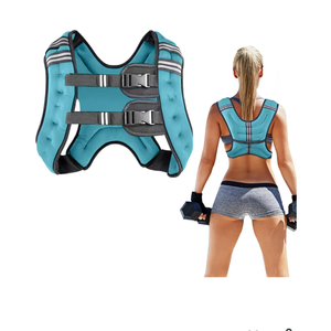 Prodigen Weighted Vest for Women and Men 16 Lbs with Reflective Stripe and Double Adjustable Buckle Straps Weight Vests for Strength Training, Jogging, Cardio, Weight Loss