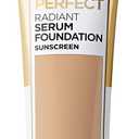 L'Oreal Paris Age Perfect Radiant Serum Foundation with SPF 50, Cream Beige, 1 Ounce