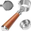 51mm Bottomless Portafilter 3 Ears Fits for CASABREWS CM5418, 3700Essential, 3700Gense, 3700Pro, Gevi 51mm 3 Ears Grouphead, Mr. Coffee Espresso and Cappuccino Machine, Stainless Steel Filter Basket