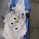 WUHUWOO Pontoon Waterfall Slide, Inflatable Pontoon Boat Water Slide for Kids Backyard Pool Sea