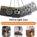 Real Aramid Fiber Case for iPhone 15 Pro Max [6.7 inch] Compatible with MagSafe,600D Aramid Fiber Weave,Thin & Light Cover with a Caseless Feel,Carbon Fiber Textures Design Kevlar Case (Track-SW)