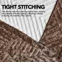 Deconovo 100% Blackout Door Curtain  Heat Blocking & Thermal Insulated Velvet Panel, Noise Reducing, Energy Saving for Summer & Winter, 52W x 90L Inch, Chocolate, 1 Panel