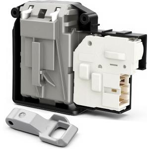 EBF61315802 Washer Door Lock Switch with MFG63099101 Strike for L.G Washer WM4000HWA WM3770HVA WM3080CW WM3670HVA WM3500CW WM8000HVA WM3600HVA by TOMOON