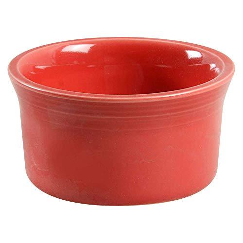 Pack of 2 Fiesta Peacock 568 4" x 2" Ramekin, Scarlet