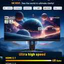 2 x 8K HDMI Cable 6FT,48Gbps High Speed HDMI 2.1 Cables Braided Nylon Cord, 4K@144Hz/120Hz 8K@60Hz eARC HDR10 DTS:X HDCP 2.2 & 2.3 Compatible with PS5/Xbox/Blu-ray/TV/HDTV/Projector/Monitor