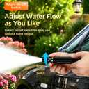High Pressure Hose Nozzle, All Metal Jet Sweeper Nozzle for Garden Hose, Heavy Duty Adjustable Twist Water Sprayer for Car Wash, Patio, Driveway and Outdoor Cleaning(Pacifier Interface)