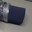 Neck Roll Pillow for Neck Pain Relief - Memory Foam Neck Support Pillow for Bed | Round Neck Pillow for Sleeping, 15.7 * 6 * 6inch ((Navy-Blue)