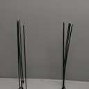 HiGift Plant Support Stakes, 6 Pack Metal Peony Cages and Supports, Garden Stakes Plant Support Cage, Large Plant Support Ring for Outdoor Indoor Snake Plant Peony Rose Flowers Vine (10" W x 15.8" H)