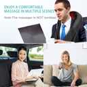 AERLANG Shiatsu Back and Neck Massager, Back Massager Deep Tissue Kneading Neck and Shoulder Massage with Heat, Electric Massage Pillow Fathers Day Gift Ideas from Daughter Son(NOT Cordless) (Black)