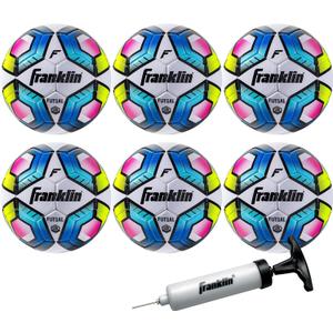 Franklin Sports Futsal Ball - Official Size Futsal Soccer Ball - Indoor and Outdoor - Size 3 Junior and Size 4 Official