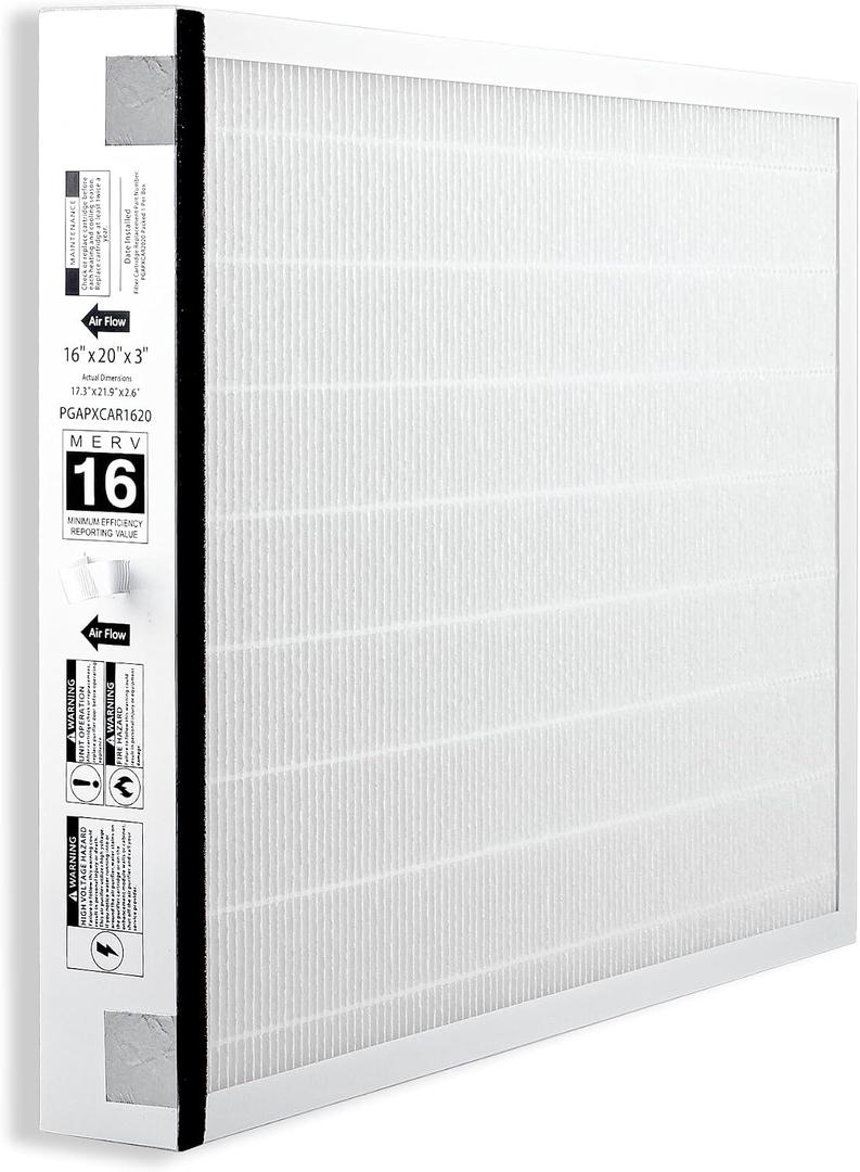 PGAPXCAR1620 16x20x3 MERV 16 Replacement Filter