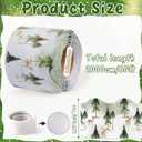 2 x BeYumi Green Forest Border Trim - 65ft Back to School Sage Green Watercolor Forest Wonderland Rolled Border Trim Tree Deer Bulletin Board Borders Party School Classroom Office Home Chalkboard Decor