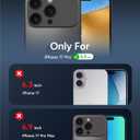 FNTCASE for iPhone 17 Pro Case: Magnetic Phone Cases with [Ring Kickstand] [Built-in Screen Protector] [Heavy Duty Military Grade Protection] Drop Protective Rugged Hard TPU Cell Phone Cover Orange