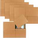 5 Sets 20 Pcs Large TV Picture Mirror Moving Boxes, 60" x 40" x 4"