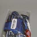 rabbitgoo Dog Harness Medium Sized, No Pull Pet Harness with 3 Buckles, Adjustable Soft Padded Vest with Control Handle, Walking Reflective Pet Vest for Medium Dogs, Blue, M