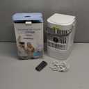 Portable Air Conditioners Fan,AI Portable AC Unit With 1500ML Water Tank,4-IN-1 Evaporative Air Cooler with Remote Control 7 Color Light Personal Mini Air Conditioner Portable for Room Office (White)