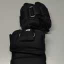 ZELUS 1 Pair Adjustable Ankle Weights, Modularized Leg Weight Straps for Women Men, Weighted Ankle Weight Set with Removable Sandbags, 1-5 lb per Ankle Strap for Gym Yoga Jogging Walking (Black)