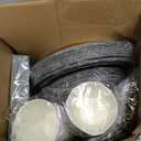 2026 New Years Decorations, 350PCS Black and Gold Party Supplies Disposable Dinnerware Set w/Black Gold Dot Paper Plates Napkins Cups Gold Plastic Fork Knives Spoon for Women Men Birthday Anniversary