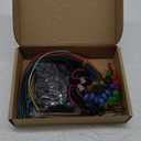 126 Pcs 12v LED Lights Kit, 60 Pre Wired LED Light Emitting Diodes 60 Plastic Lampholder 6 Battery Holder for Model Assortment Crafts Dollhouse (3 mm)