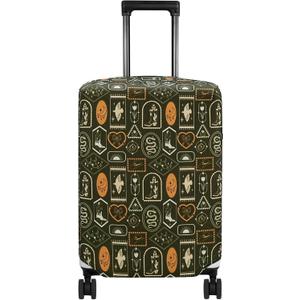 HYPER VENTURE Washable Luggage Cover - Fashion Suitcase Protector Fits 27-30 Inch Luggage (Wilderness Mark, L)